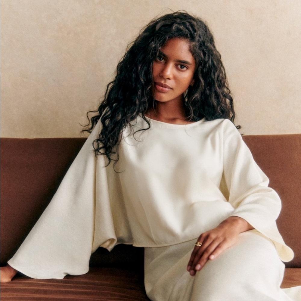 NWT Sezane Isana Blouse